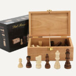 Dal Rossi Italy Chess 85mm Pieces Plus Storage Box
