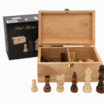 Dal Rossi Italy Chess 95mm Pieces Plus Storage Box