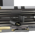 Backgammon, deluxe Gray, case,  18"