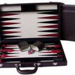 Dal Rossi Italy Brown Backgammon 15" PU Leather