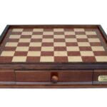 Dal Rossi Italy 16" Chess Box With Two Drawers