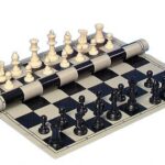 Chess pieces, plastic, Double weighted, 95mm