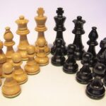Chess Pieces - Classic Jaques, box/black ebony 85mm Wood Tripple Weighted