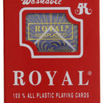 Playing Cards - Royal 100% plastic,single pack