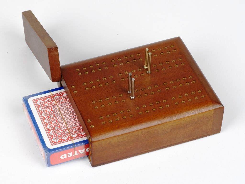Dal Rossi Travel Cribbage Wood / With Play Cards