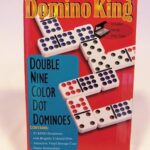 Dominoes - Domino King, double 9, colour dots,spinners
