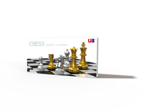 Magnetic Games - Chess Set Gold and Silver 13"