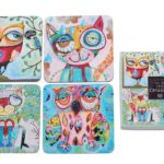 Wise Critters Coaster Set