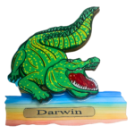 Colourful Darwin Croc Magnet