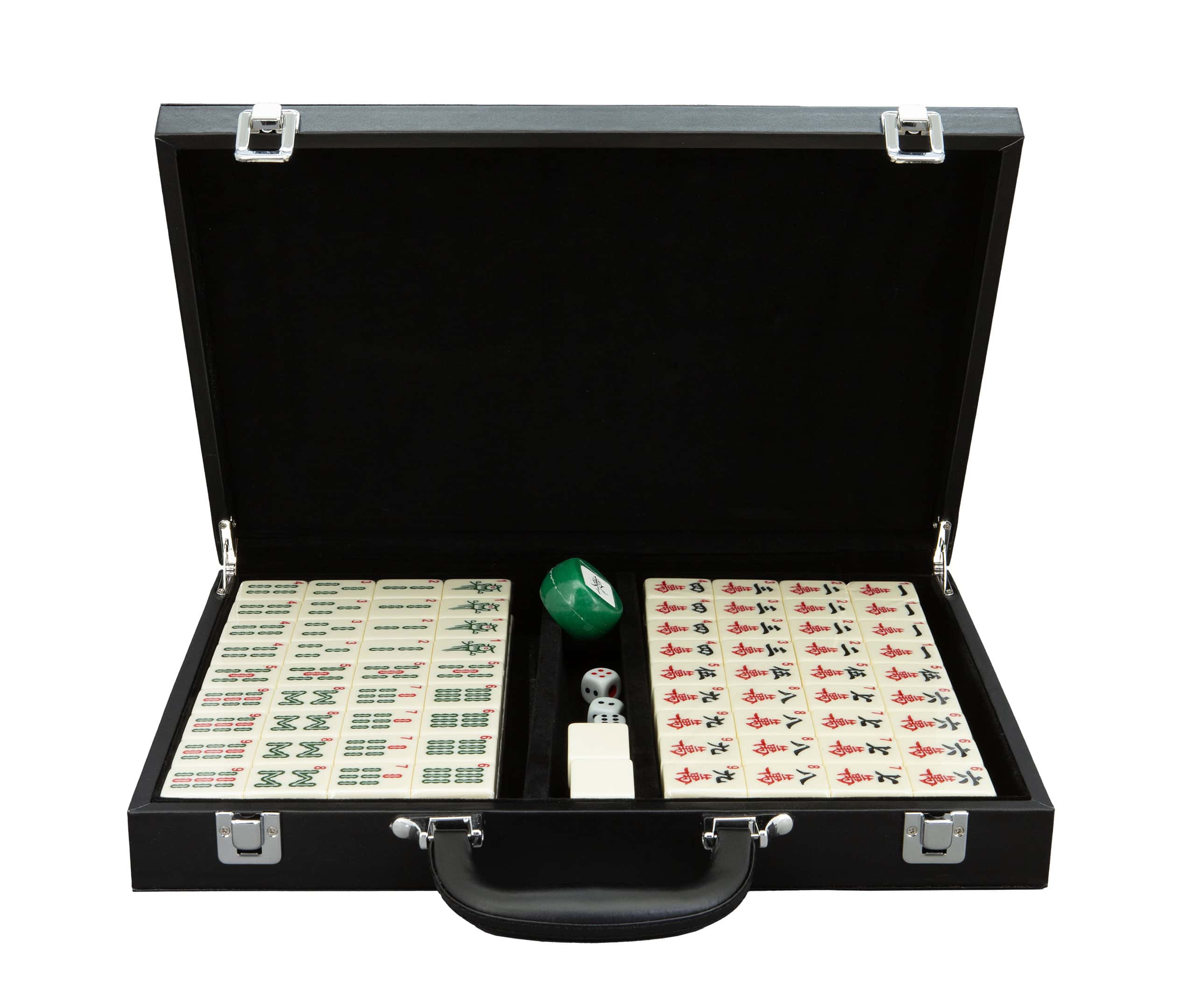 Dal Rossi Hong Kong Style Mahjong Set - PU Leather Attache Case