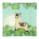 Wise Critters Plate - Llama