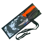 Premium Goose Hunter Set - F.Dick poultry knife and Victorinox poultry shears in an AOS canvas roll